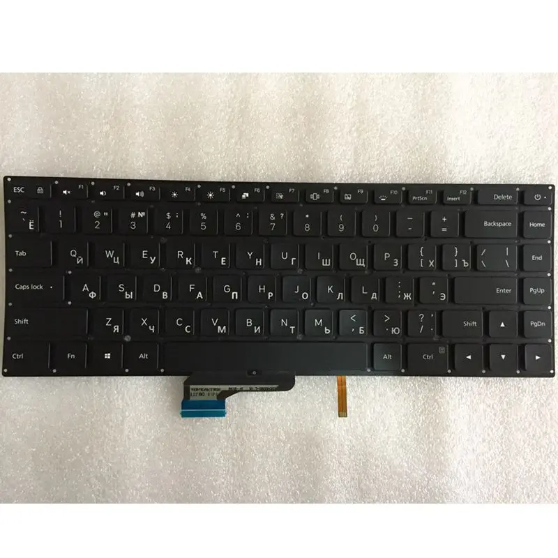 QH 99% Новая русская клавиатура для Xiaomi Mi notebook Pro 15 6 дюймов air laptop 9Z.NEJBV.101 NSK Y31BV RU с