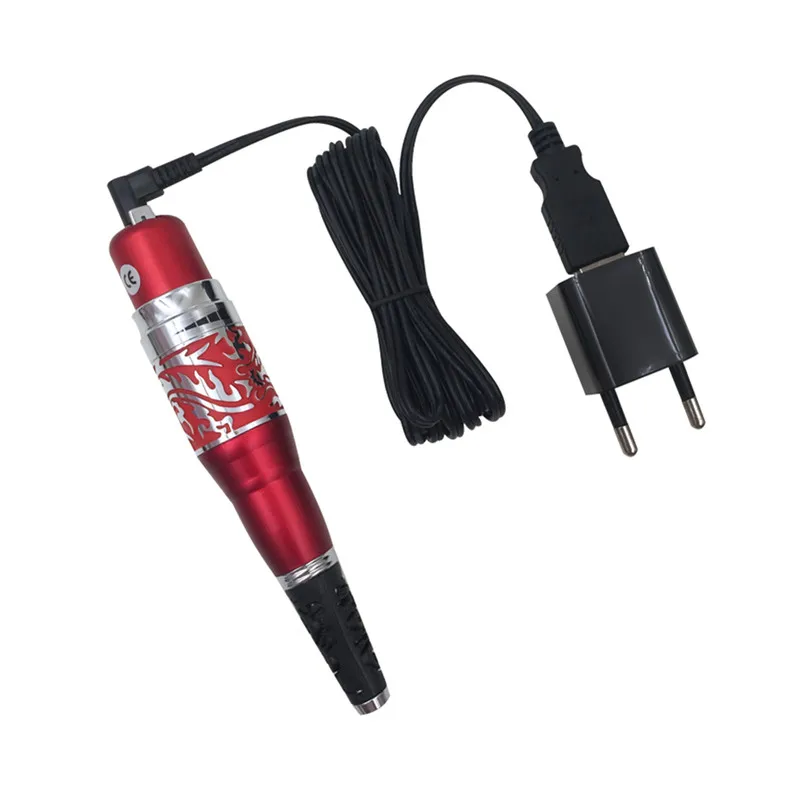 Красный дракон Перманентный макияж тату машина бровей и губ красота пистолет с