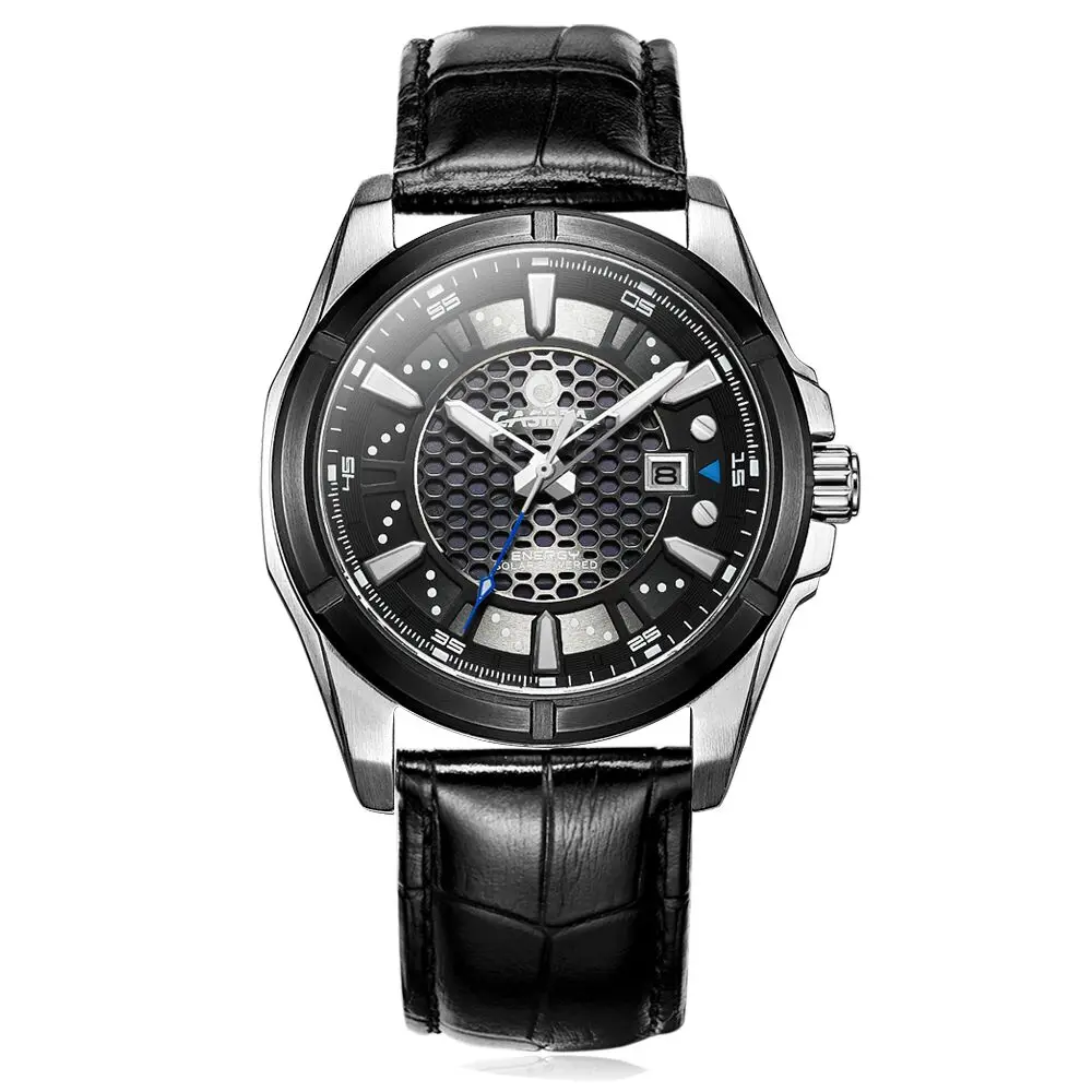 Роскошные брендовые часы, мужские деловые мужские часы, светящиеся водонепроницаемые 100 м # CASIMA 9905