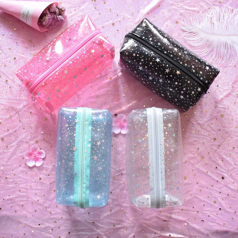 1 шт. путешествия прозрачная косметичка Для женщин ПВХ маленькие сумки