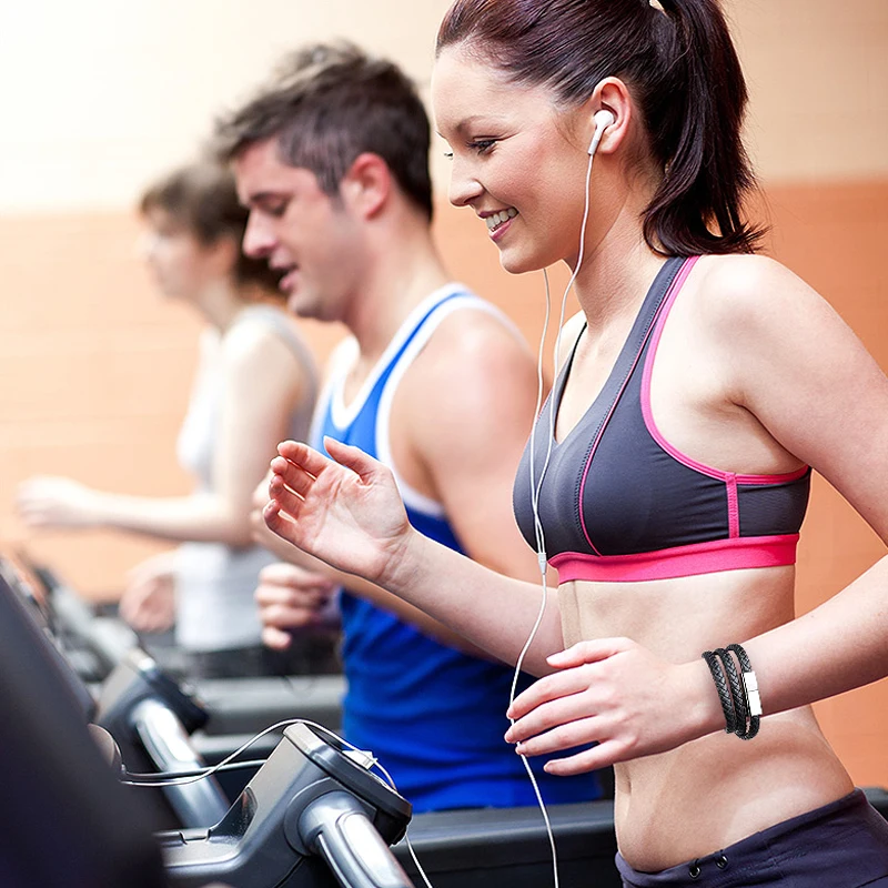 Кожаное зарядное устройство-браслет кабель type-C Флешка USB в виде браслета