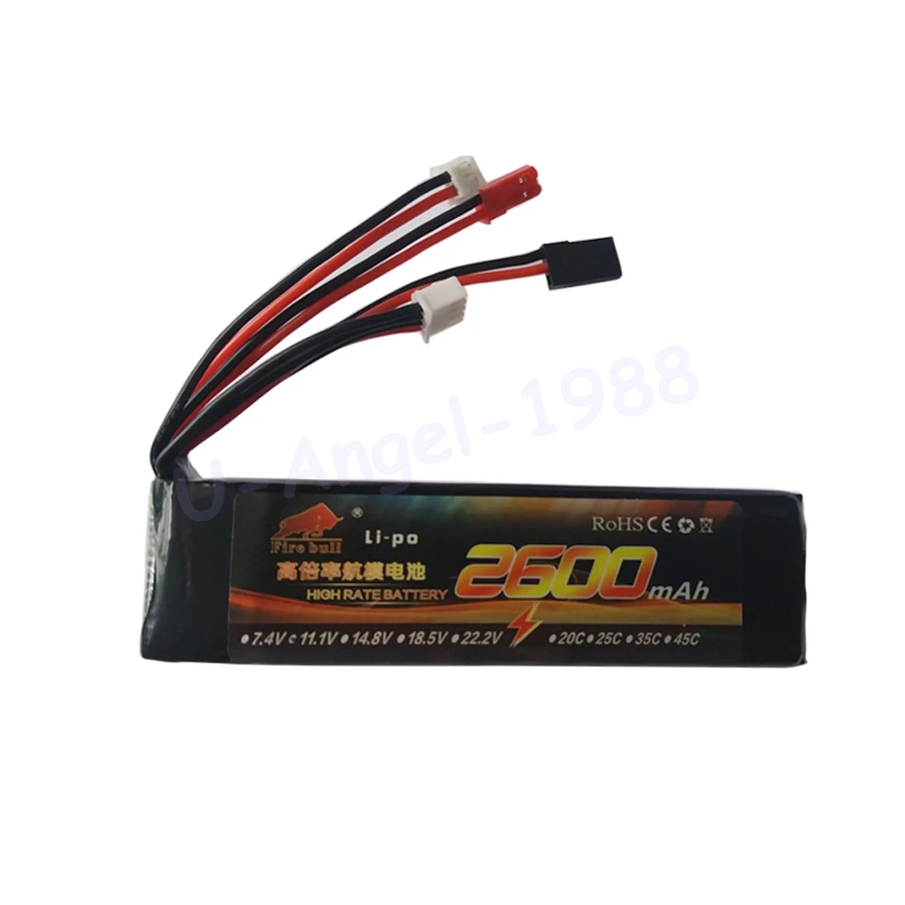 RC 11 1 V 2600mAh 8C 3S Li Poly батарея для Walkera DEVO 7 10 DEVO12E F12E WFLY9 RadioLink AT9 AT10 передатчик|rc