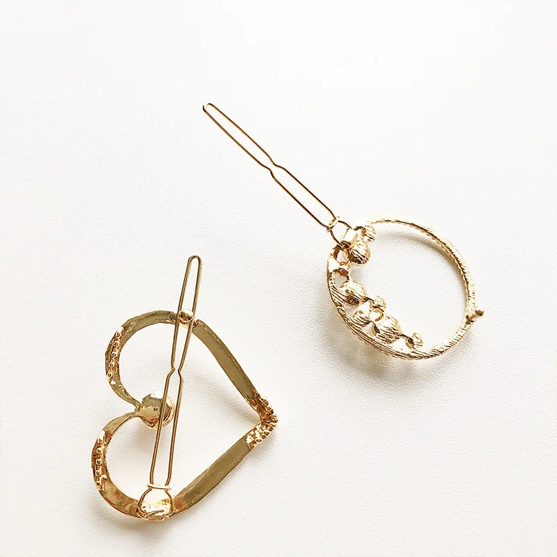 Новинка жемчужный зажим для волос девочек металлический с кристаллами заколки