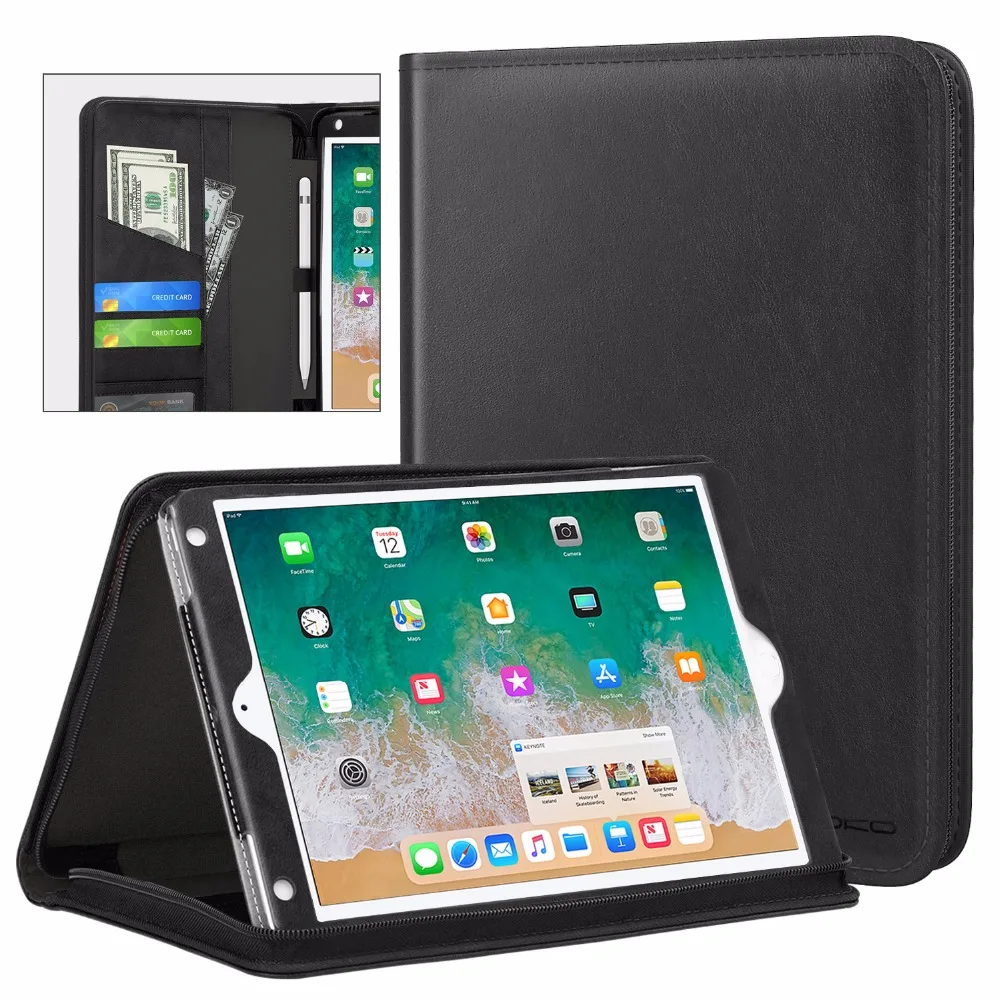 Чехол MoKo для Apple iPad 9 7 дюйма 2018/2017 Air/iPad Air 2 планшет оригинальный портфель лидера