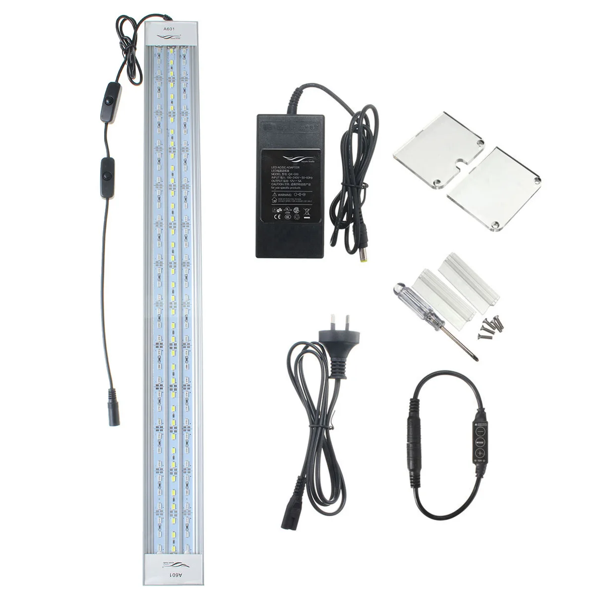 AU Plug Chihiros 60 см Светодиодная лампа для роста растений 5730 117smd 4600lm A Серия мини-аквариум 8000k AC100-240V - Цвет: AU Plug
