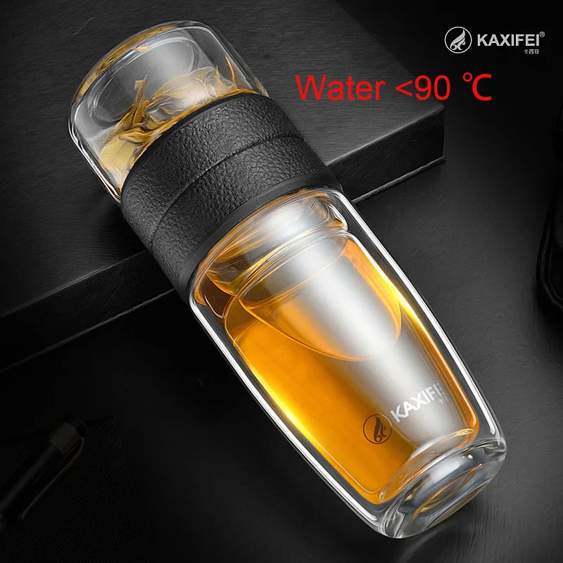 500 мл стеклянная бутылка для чая с двойными стенками стеклянный стакан заварки