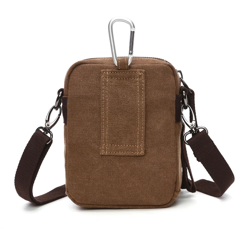 Винтажная мужская поясная сумка маленькая удобная для телефона мини-мужские