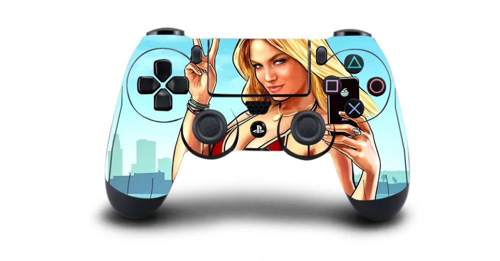 1 шт. Grand Theft Auto V GTA 5 наклейка для PS4 виниловая наклейка, стикер для sony PS4 Игровые приставки 4 Dualshock 4 наклейки на контроллер