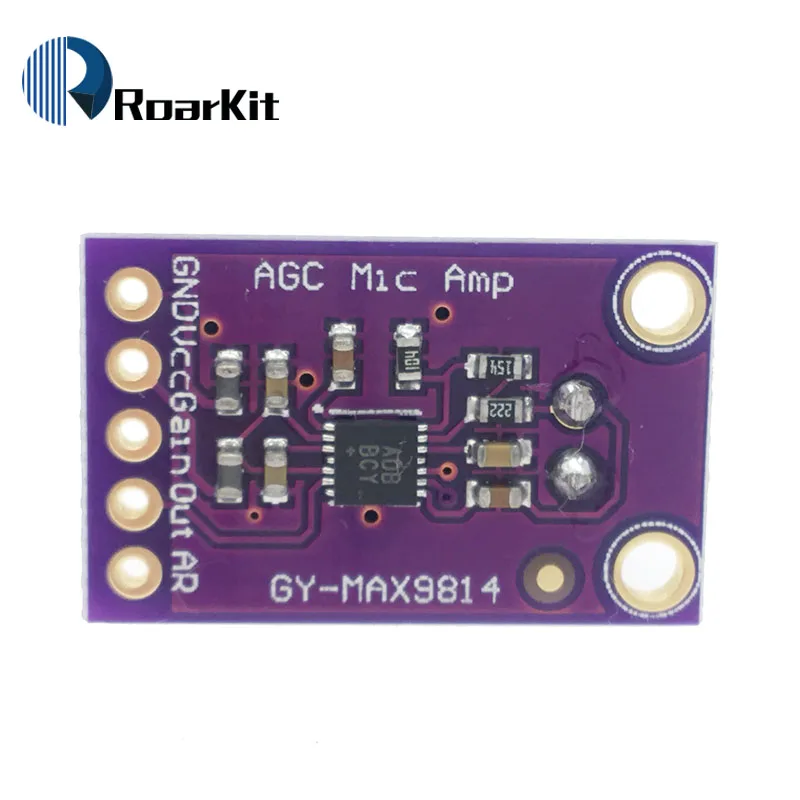 MAX9814 микрофонный усилитель с АРУ плата модуль автоматического управления