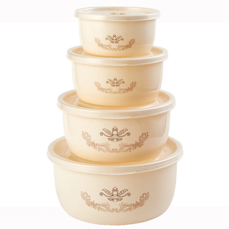 4 шт. Новая мода Кухня Прозрачный сохранение Пластик Коробки Наборы для ухода за