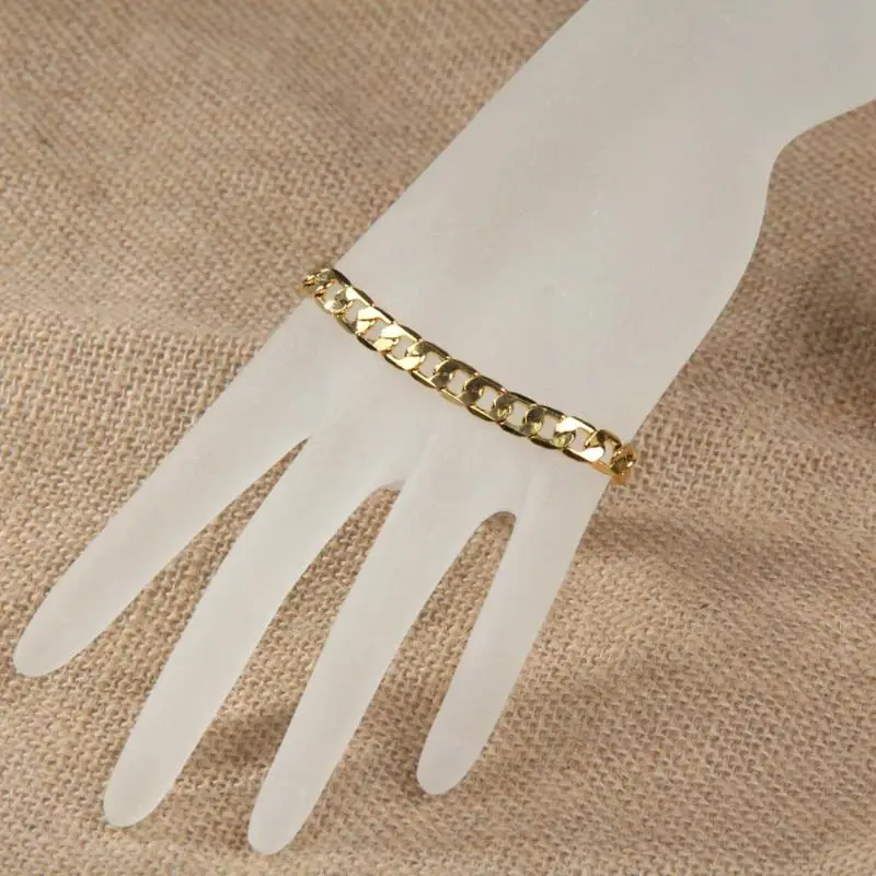 Gold Color Bracelets Stainless Steel For Women Men Jewelry for Bangle Male Accessory Wholesale | Украшения и аксессуары