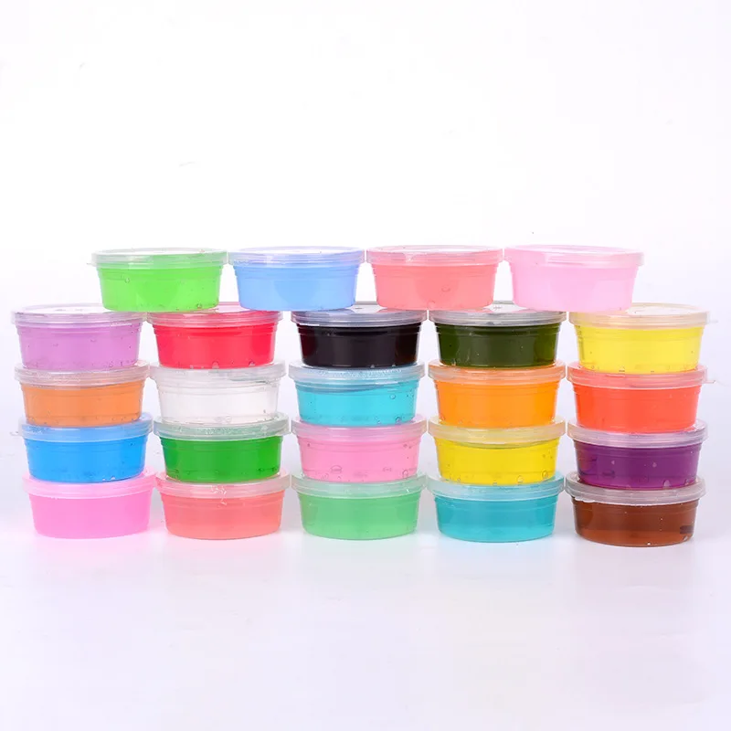 1 шт. кристальная слизь для детей магнитная глина пузырьки прозрачная пластилин