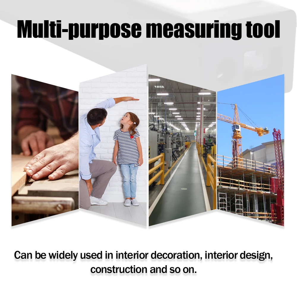 Мини Ручной лазерный дальномер с ЖК-дисплеем цифровой измерительный