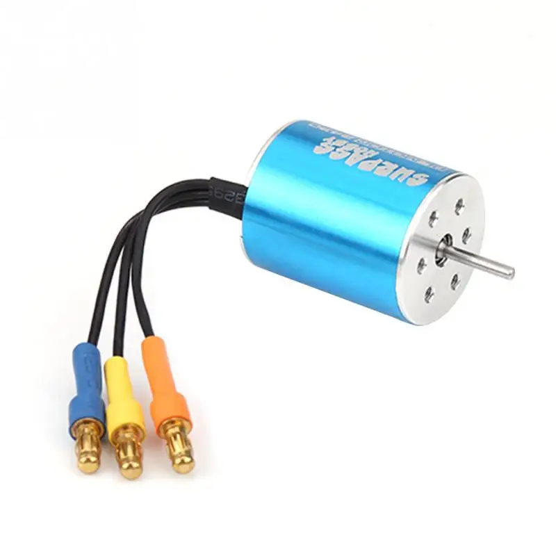 2430 8200KV бесщеточный двигатель 4 полюса Бессенсорный моторный вал для 1/16 1/18 модели