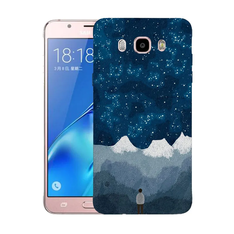 Мягкий черный чехол для телефона samsung S8plus s6 s7 edge J1 J330 J7 J5 A3 A5 note8 Moon с рисунком