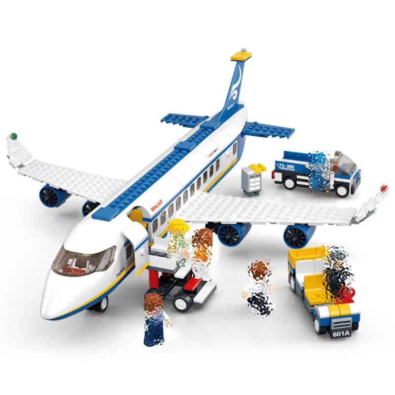 463 шт. Воздушный самолет пассажирский аэропорт город Compatibie Legoings Строительные