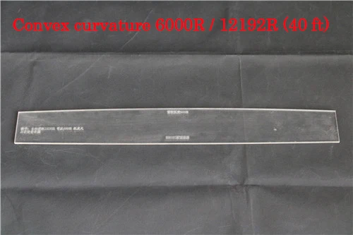TU6000R12192R Гитарная Панель задняя пластина Arc Scale акриловый шаблон Акустическая классическая гитара аксессуары для инструментов - Цвет: TU6000R12192R