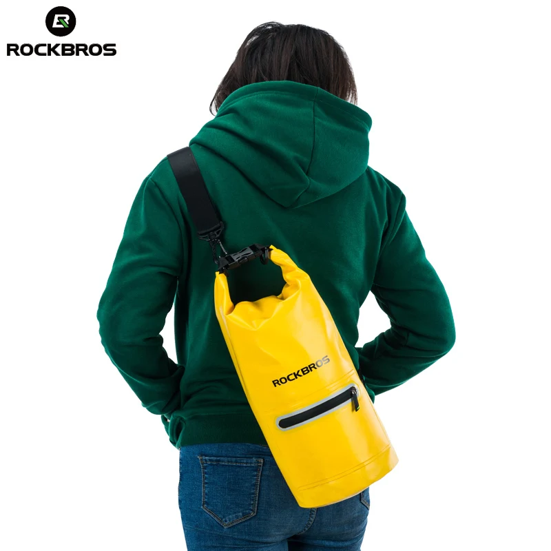ROCKBROS 10L/20L велосипедная сумка складное ведро для плавания походные сумки хранения