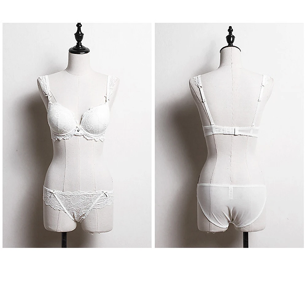 Ladies New Hot Lace Sexy underwear Bra Set Women intimates cup push up bras lingerie bra panty set thick padded For Gather BH | Женская