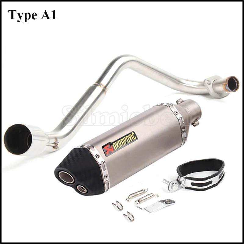 Akrapovic выхлопная труба мотоцикла без шнуровки с полной системой Escape Moto глушителя