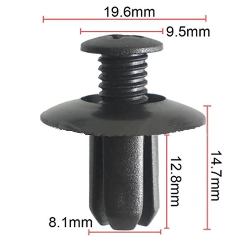 10 шт пластиковые двери автомобиля подкладка отделка панели ограничение