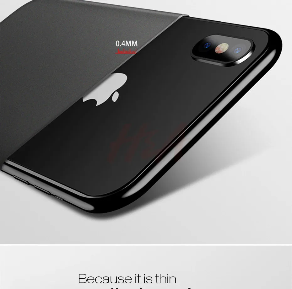 H& A 0,26 мм матовый чехол для телефона для iPhone 6 6S Plus 8 7 Plus чехол ультра тонкий жесткий чехол для iPhone X Xs Max Xr чехол для телефона s