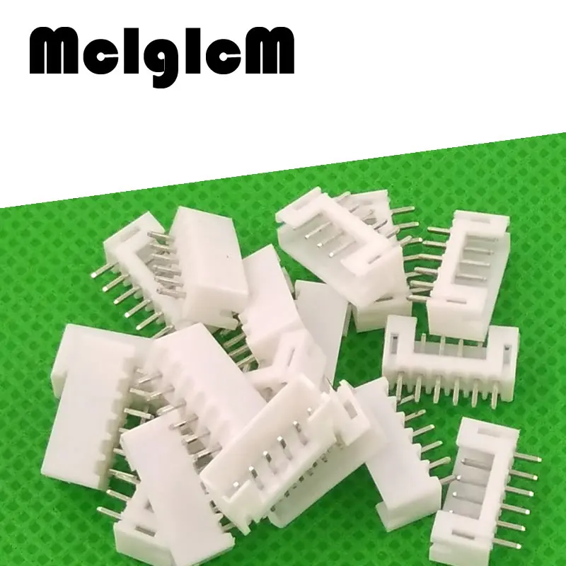 

MCIGICM 1000pcs male material PH2.0 2mm 6 pins Connectors Leads pin Header PH-6A straight 2.0mm pins Free shipping