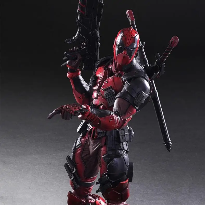 Play Arts Marvel 26 см Дэдпул Оригинальная фигурка из ПВХ модель игрушек | Игрушки и хобби