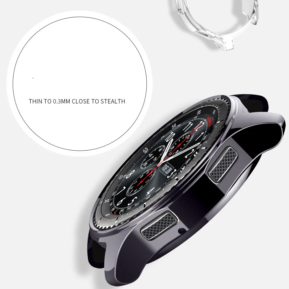 Чехол gear S3 frontier для samsung Galaxy watch 46 мм 42 мм чехол с гальваническим покрытием gear s3 classic gear спортивный защитный чехол