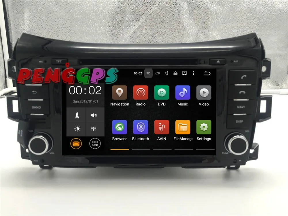 Автомобильный gps навигация dvd плеер радио чистый Android 7 1 8 0 для NISSAN NP300 Navara 2014 2018