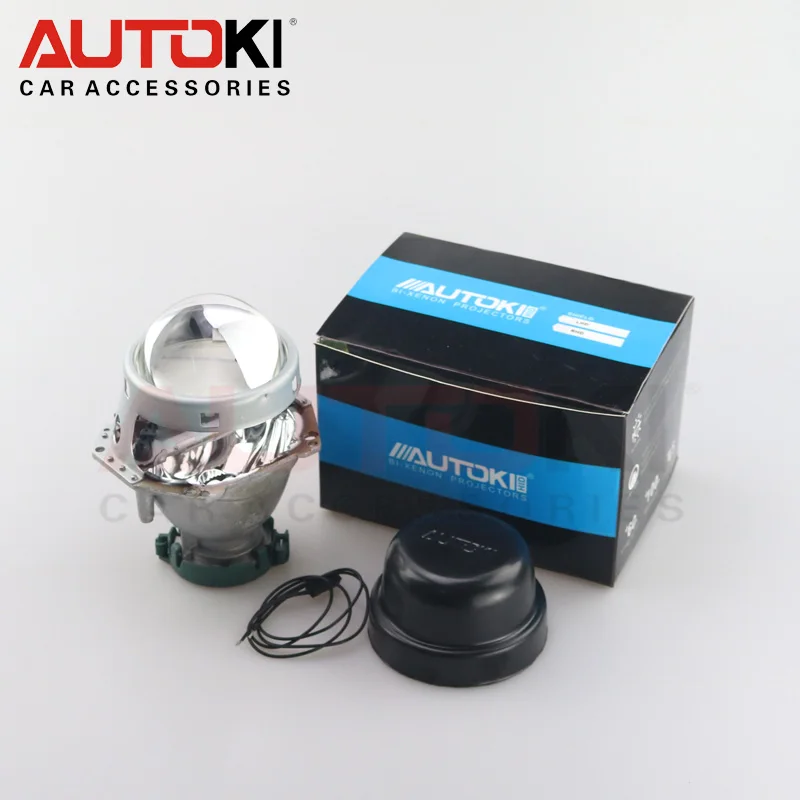 Autoki 3 0 дюймов би ксенон Hella фары объектив проектора Алюминий автомобильные hid