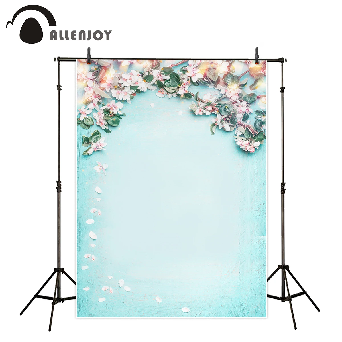 Allenjoy фон для фотосъемки весенний цветок синий боке свадьба фотостудия Новый фото