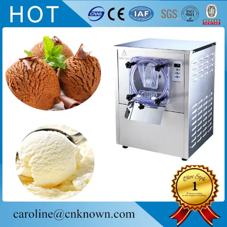 

20L Countertop Commercial Stainless Steel 220v 50Hz Electric Hard Ice Cream Maker Machine