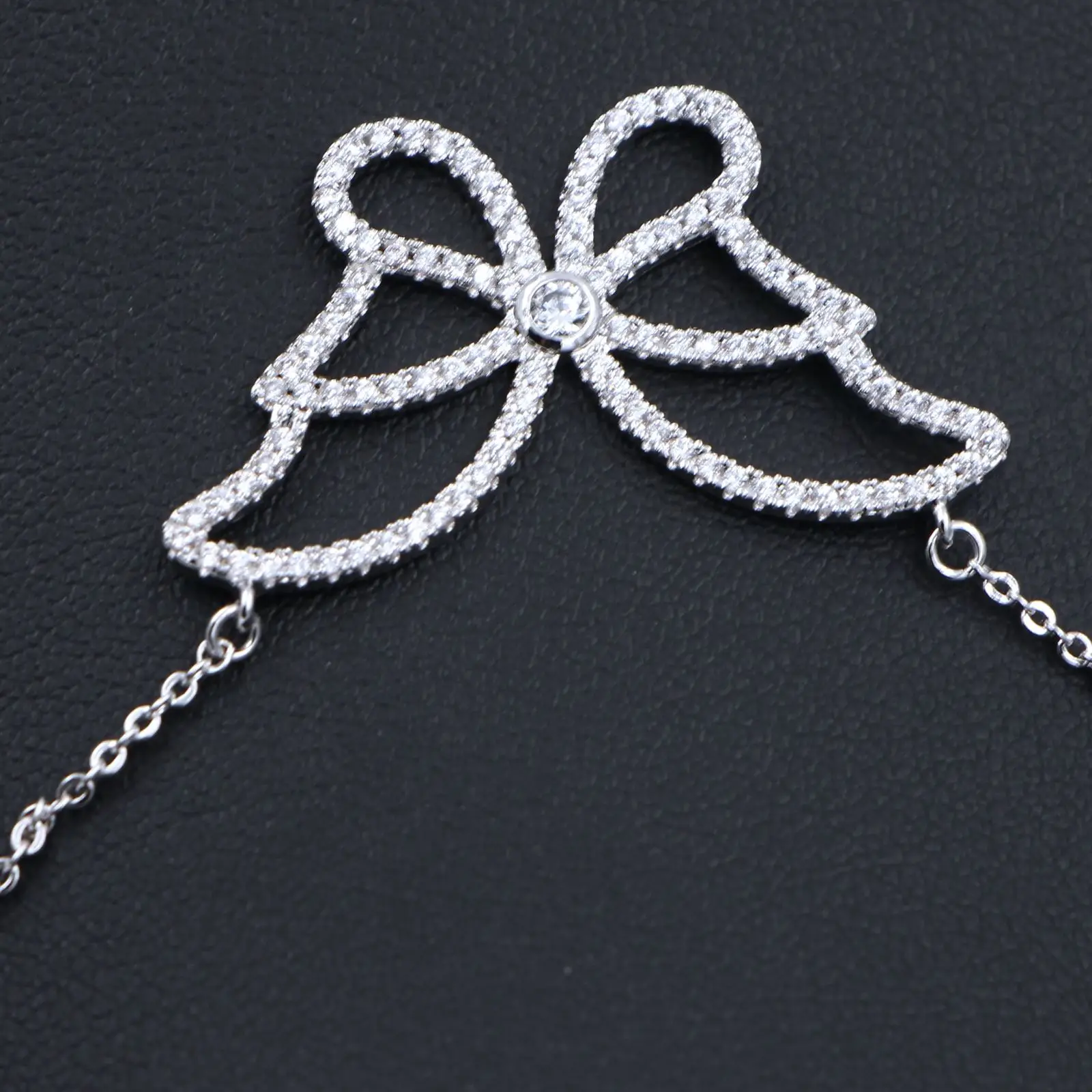 HeeZen роскошное ожерелье с подвеской-бабочкой и кубическим цирконием