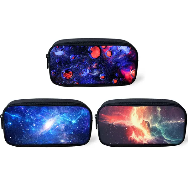 ALG0510 Thikin 3PS Galaxy школьные пеналы для подростков ручка сумка для джинсовый пенал девочек макияж хранения сумки ручка кошельки для детей - Цвет: ALG0510