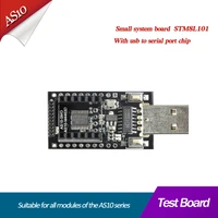 as10 series test board stm8l101 small system board support spi module with chip solution si4463 with usb to ttl chip