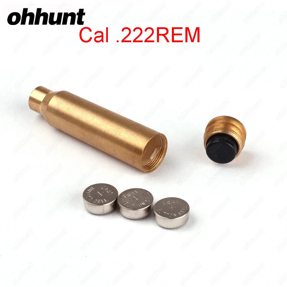 Ohhunt Тактический Интимные аксессуары CAL 222 rem картридж калибровки прибора красный