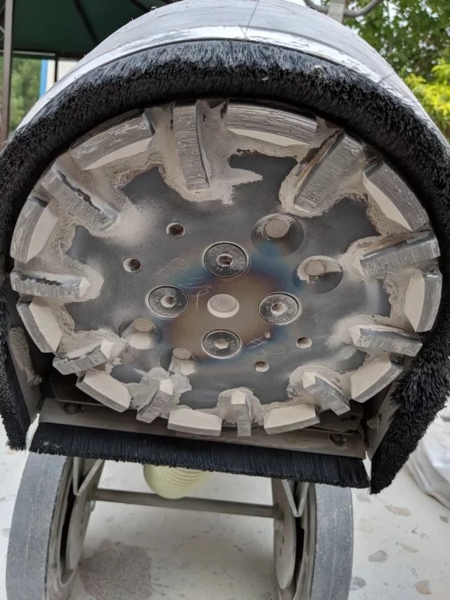 GD57 D250mm колесо для шлифовки бетона 10 дюймов алмазный шлифовальный станок