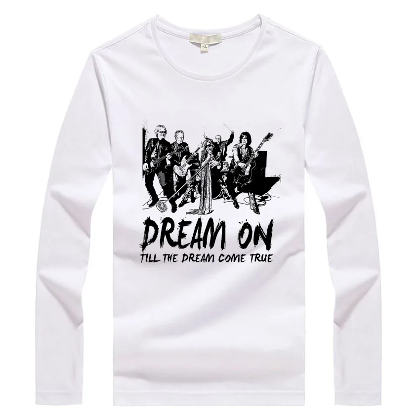 Dream on aerosmith Металлические Рок мужские и женские размеры высокое качество реглан