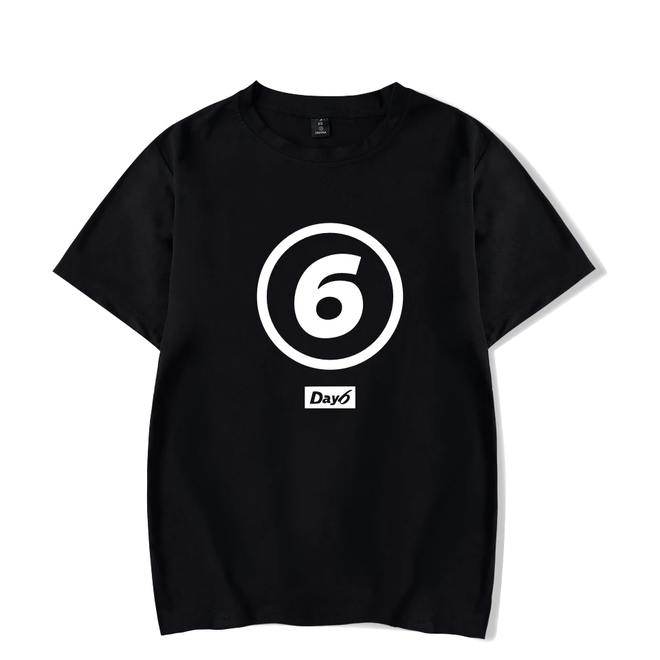 LUCKYFRIDAYF kpop Day6 fashion T-shirts print hip hop couple men women t shirt casual tee short sleeve t-shirt top | Мужская одежда