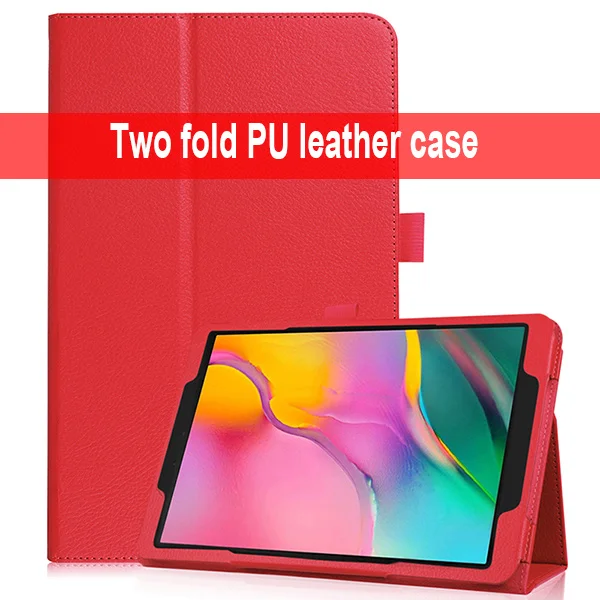 SM T515 LZ RD 360 Вращающийся чехол для samsung Galaxy Tab A 10,1 T510 T515 чехол-подставка из искусственной кожи чехол для SM-T510 SM-T515 - Цвет: SM T515 LZ RD