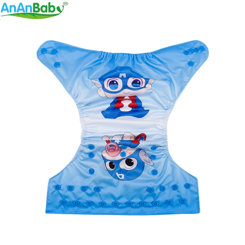 {AnAnBaby} Новое поступление! Новинка 2018 г. подгузник из искусственной кожи с рисунком