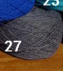 TPRPYN 250 г = 1 шт. ручной крючок для стола, коврик для стола, нить для вязания крючком, салфетка, пряжа, сделай сам, скатерть, подстаканник, тканая кружевная нить 1 мм - Цвет: 27 dark gray