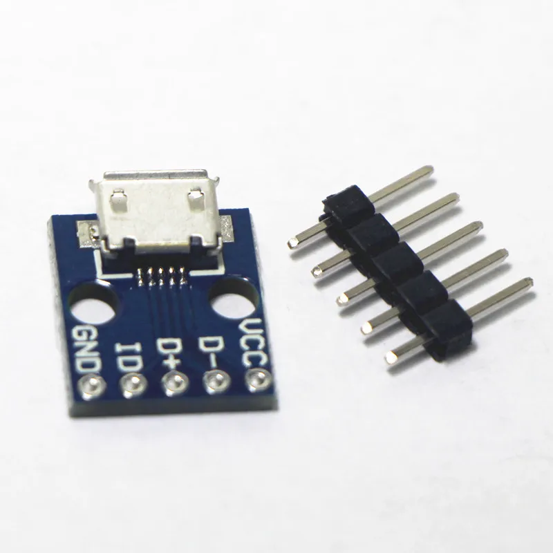 Коммутационная Плата USB Micro B модуль преобразователя питания для зарядки|board