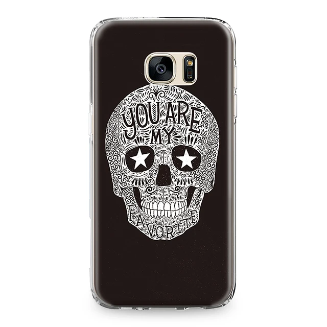 Личность Корона череп голова TPU Защитный чехол для samsung Galaxy S4 S5 S6 S7 край S8 S9 S10 плюс S10e Note 4 5 8 9 силиконовый чехол для телефона