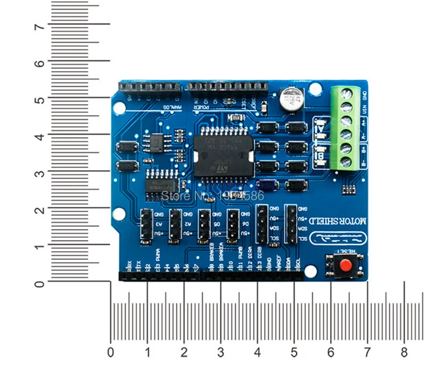 L298P 2A H Bridge двухканальный модуль защиты драйвера двигателя постоянного тока R3 со