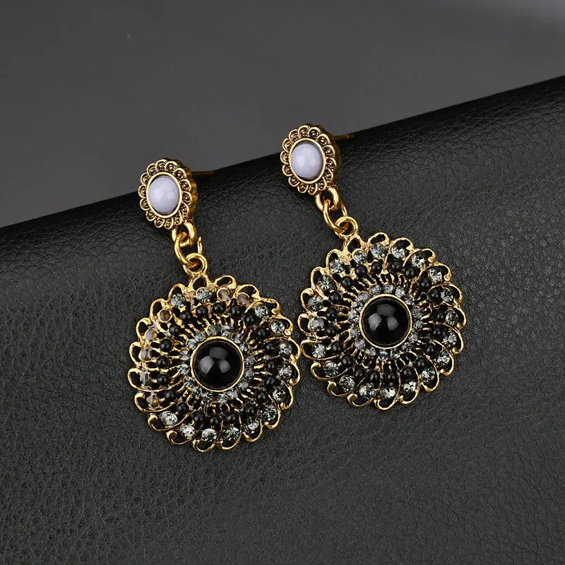 Женские серьги капельки Terreau Kathy геометрические в ретро стиле с кристаллами|earrings for women|fashion earrings womenearrings women