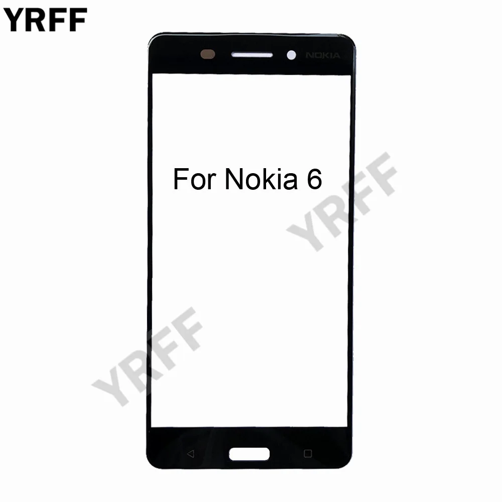 (Без мобильного сенсорного экрана) внешнее стекло для Nokia 5 6 1 II запасная Передняя