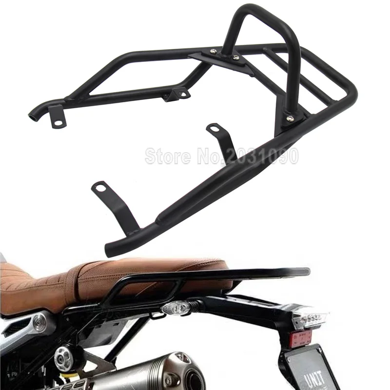 

black Detachable Carrier Luggage Rack For BMW R NINE T NineT R9T 2014-2017 2015