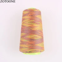 zotoone 3000 yardsspool leather sewing thread set colorful 40s2 industrial polyester threads for sewing machines accessories c